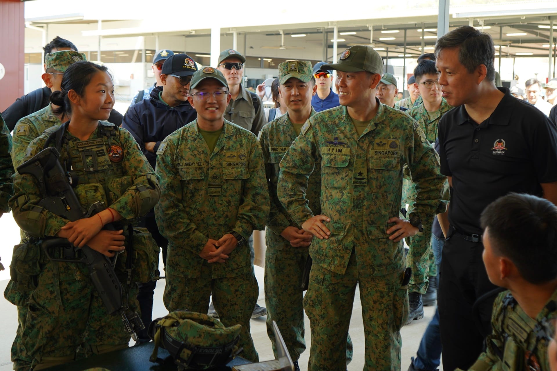 Mr Chan visited soldiers from the Singapore Army participating in Exercise Wallaby 2025.